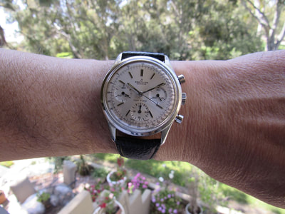 A large 38mm 1960s Chronograph by Breitling