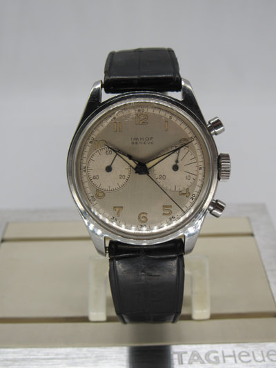 For sale, a vendre, zu verkaufen 1960 Chronograph Imhof Geneve