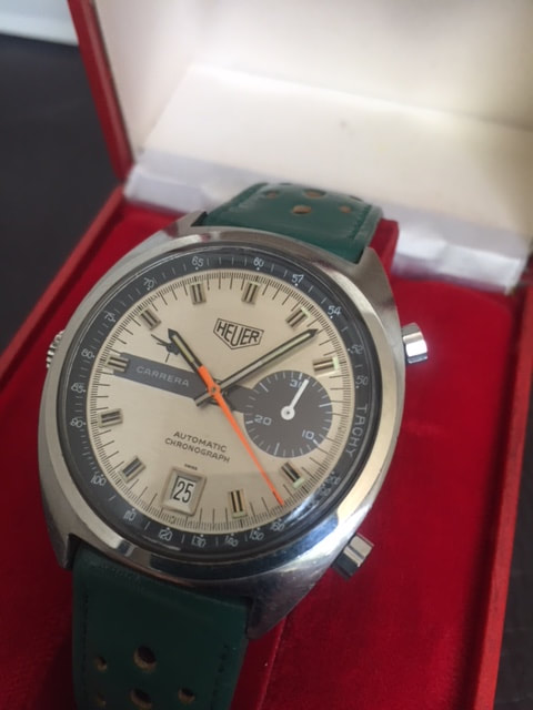 Heuer Chronograph w Automatic Box for sale