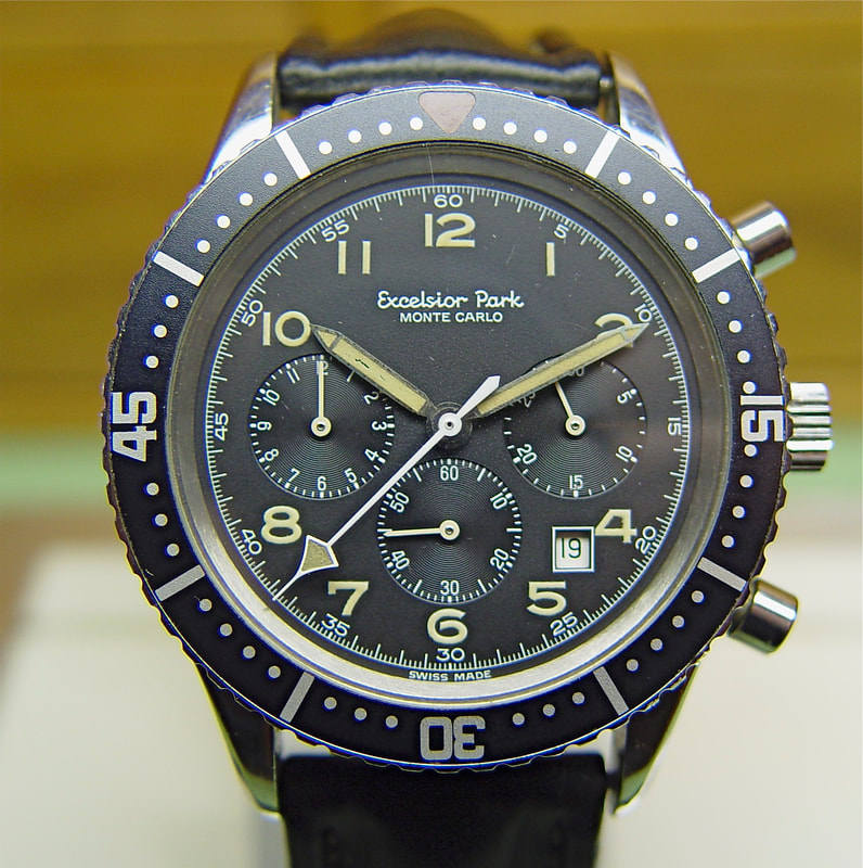 Excelsior Park Monte Carlo 
Military style Chronograph