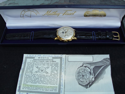 Mathey Tissot w box & papers for sale