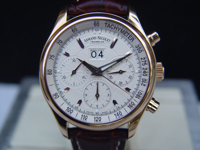 High end Armand Nicolet Big date Chronograph M02 for sale