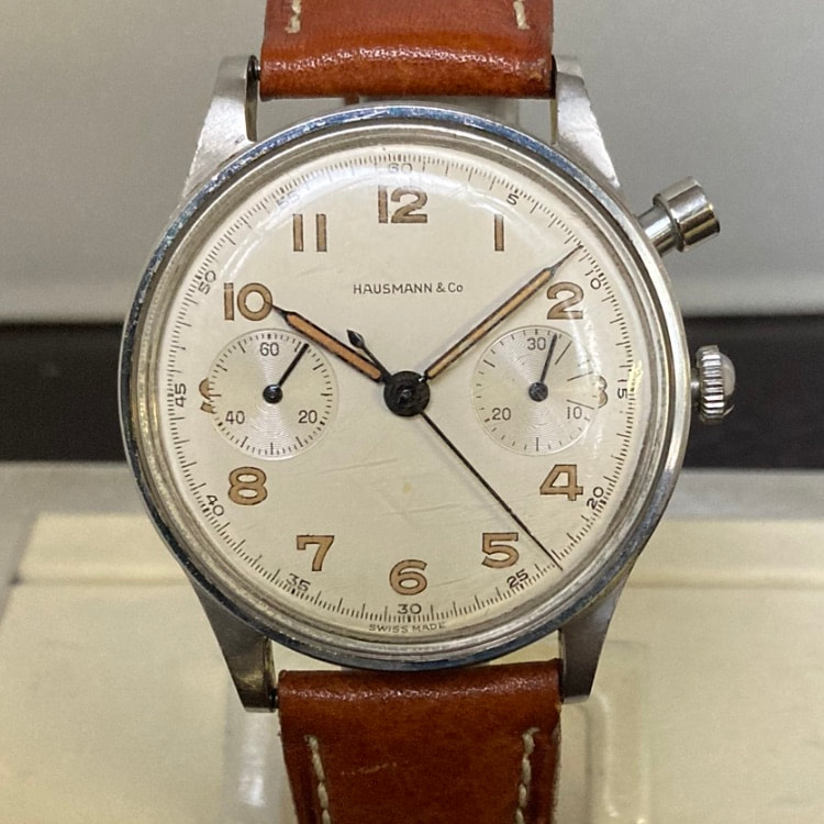 1945 Lémania chronograph monopusher for sale