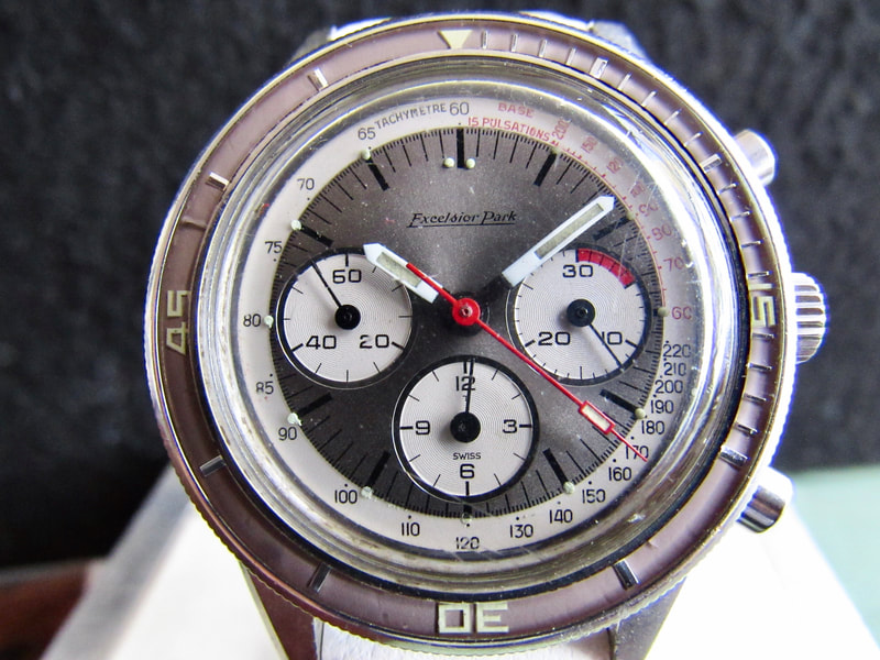 Extremely rare Excelsior Park as Girard Perregaux 9075 AF