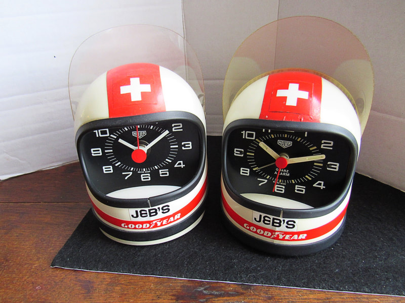 Heuer Helmet clocks for sale