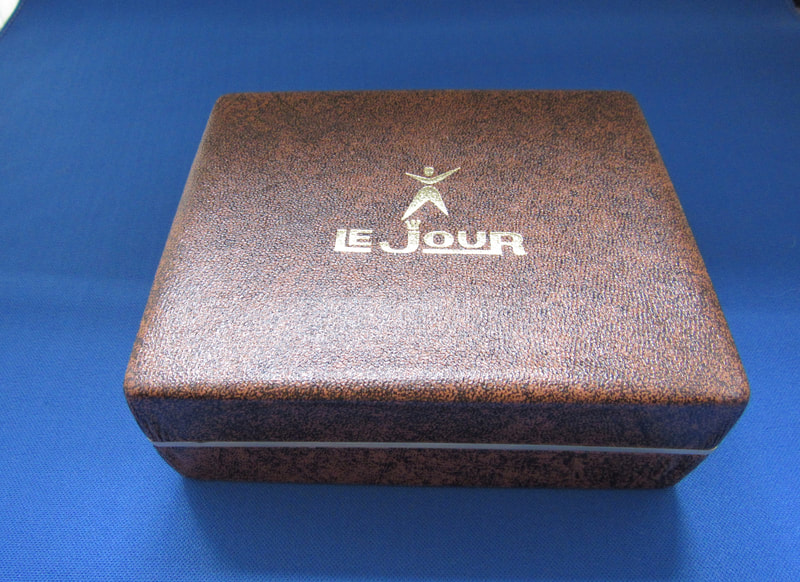 Vintage Le Jour Yachtingraf watch box and warranty papers