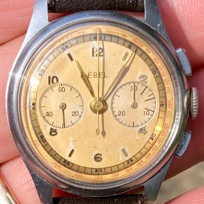 Vintage and rare Ebel with Lemania Cal. 27CH 