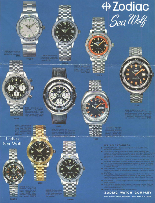 Zodiac late 1970s Sales brochure, catalog