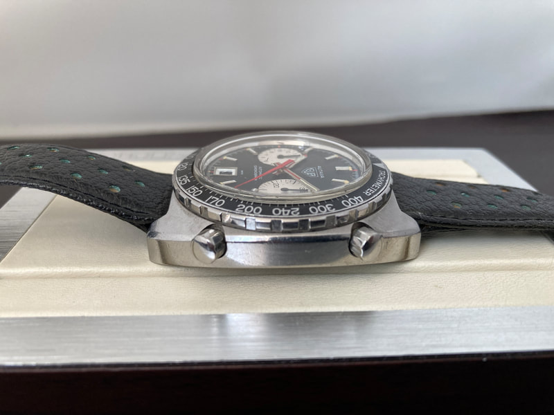 Heuer fluted pusher for sale
