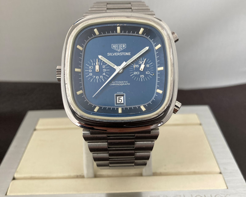 For Sale Heuer Silverstone blue dial
