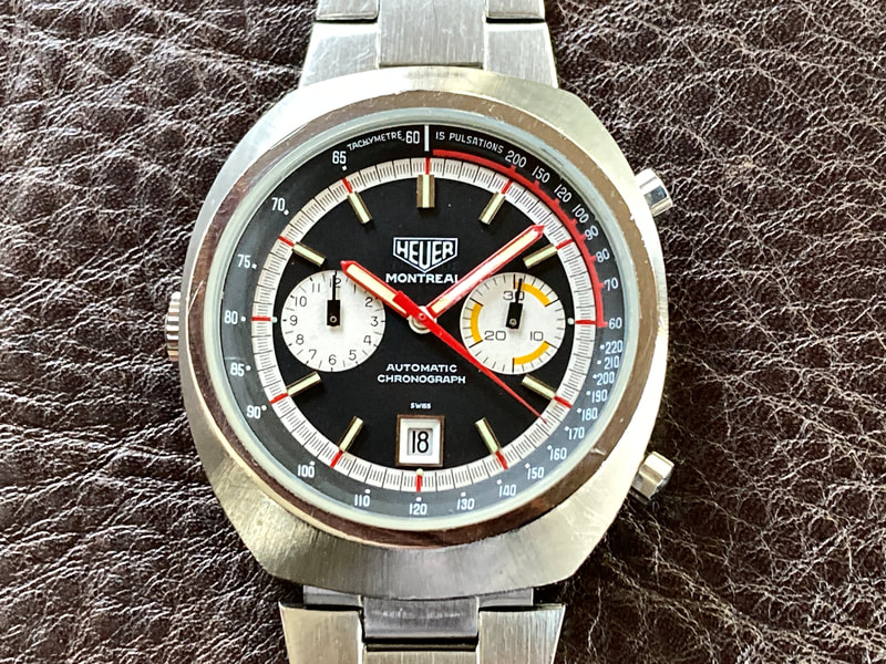 For sale Heuer Montreal w bracelet res. 110.503