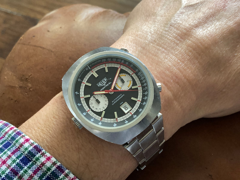 Massive Heuer Montreal Chronograph for sale in USA